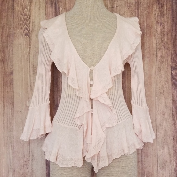 Anthropologie Sweaters - 🎯2 for 25🎯 Anthropologie Cardigan Linen Cotton